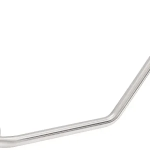 Nouvelle Collection Barre d‘appui latérale KWC Contina 135° CNTX 700WA Acier inoxydable satiné mat